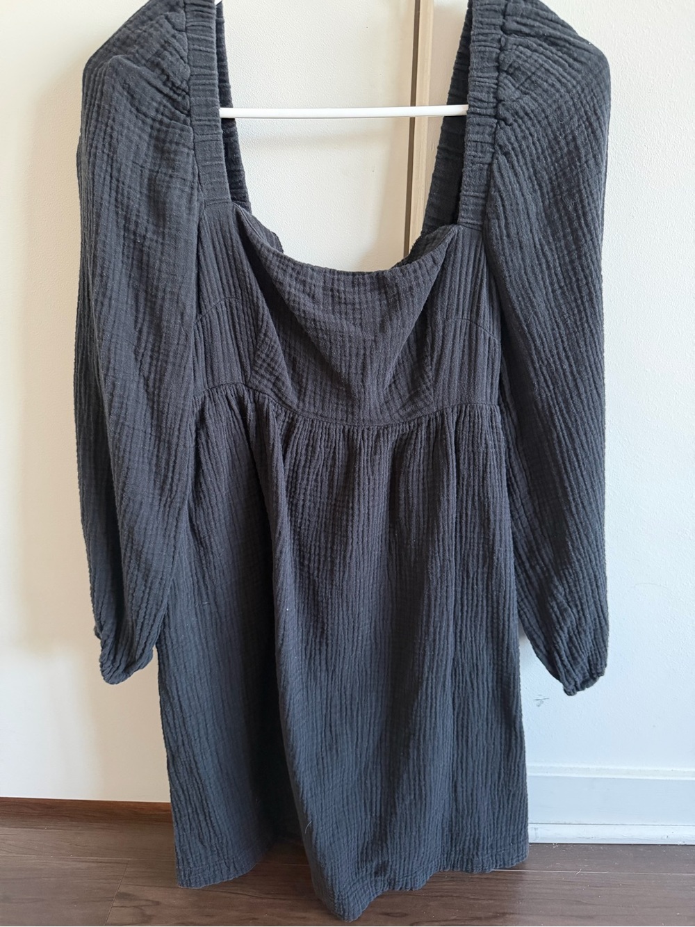 JCrew Textured Long Sleeve Mini Dress